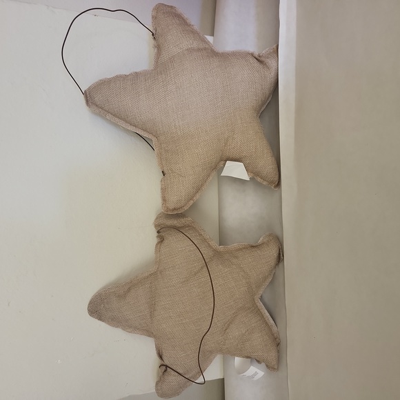 Patriotic Rustic Stars, Burlap - Picture 2 of 5